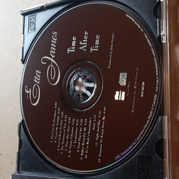 Etta James Time After Time CD - Picture 1 of 4